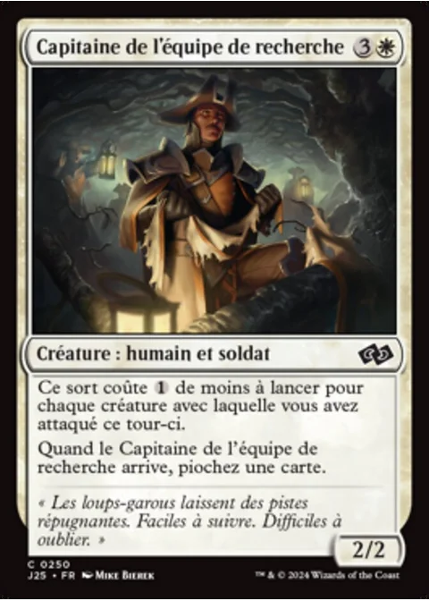 Capitaine de l'équipe de recherche