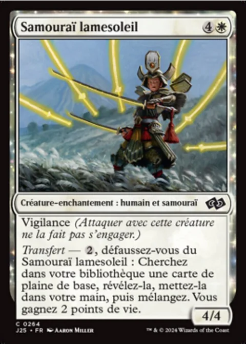 Samouraï lamesoleil