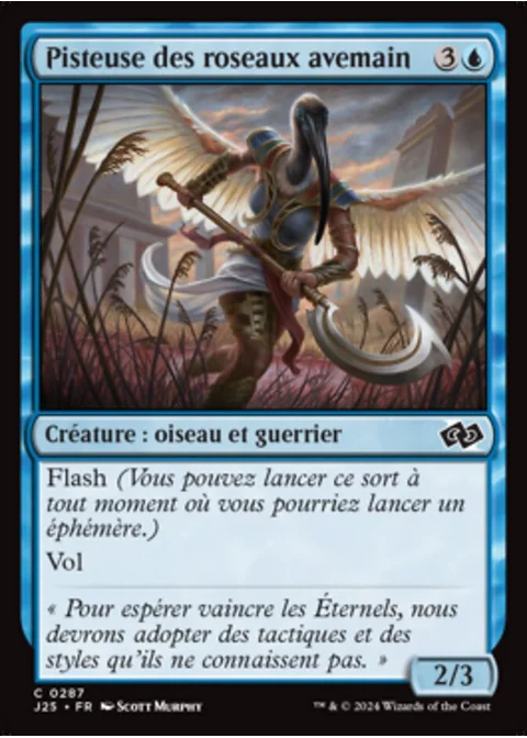 Pisteuse des roseaux avemain