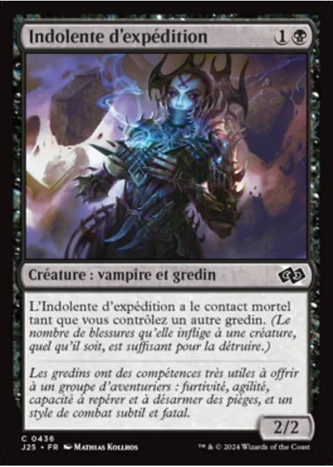 Indolente d'expédition