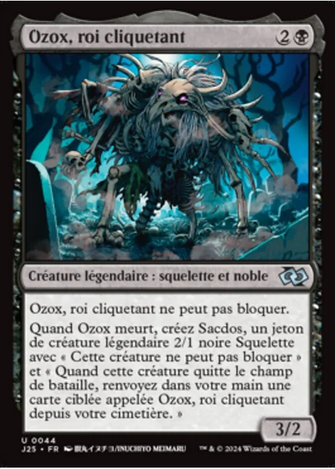 Ozox, roi cliquetant
