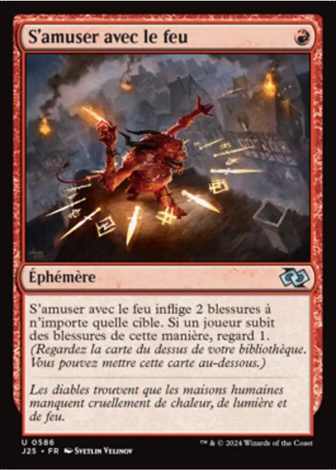 S'amuser avec le feu