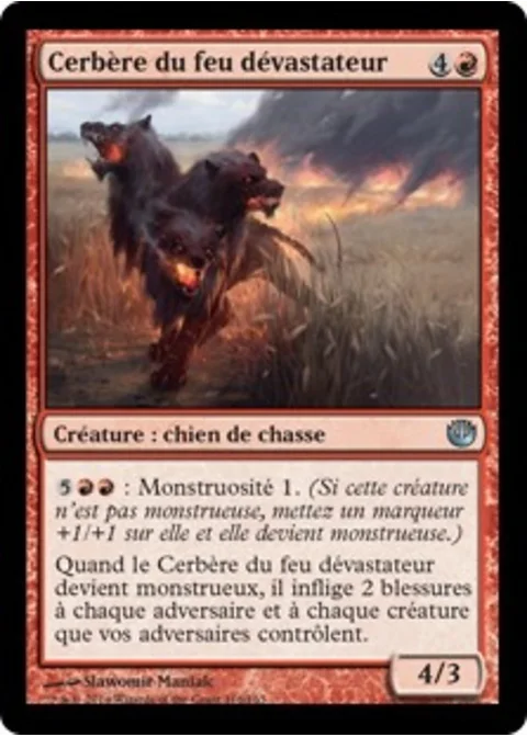 Cerbère du feu dévastateur