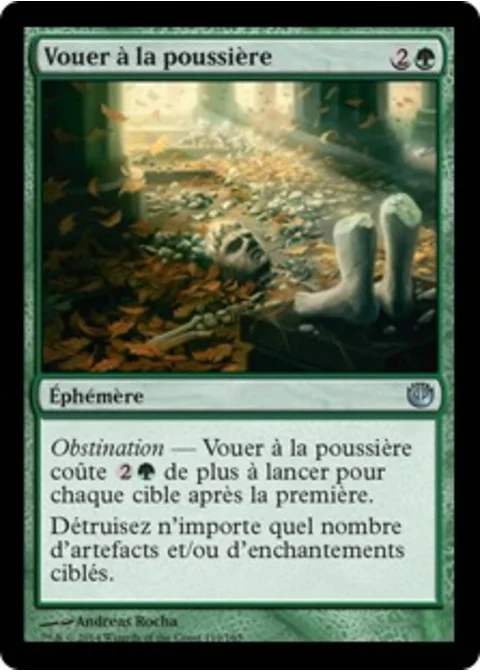 Vouer à la poussière