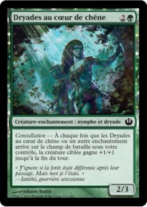 Dryades au cœur de chêne