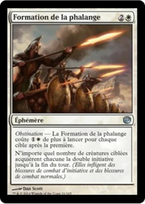 Formation de la phalange