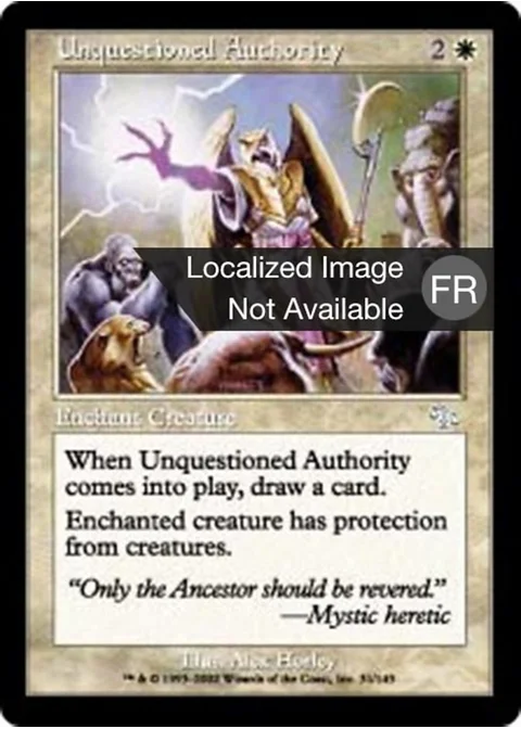 Autorité incontestable