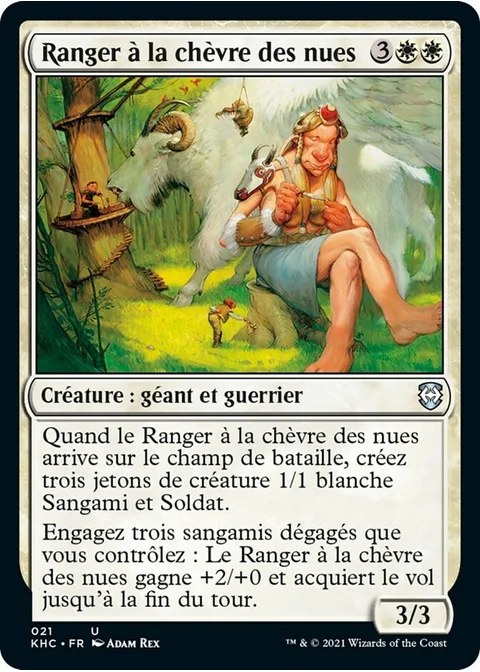 Ranger à la chèvre des nues