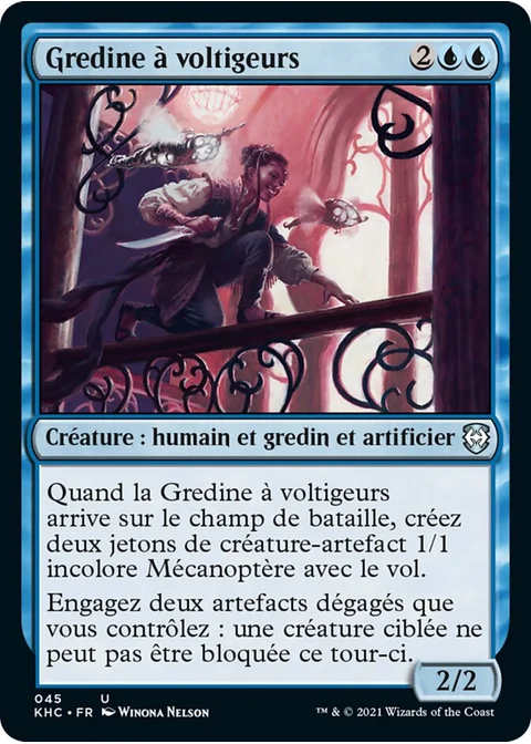 Gredine à voltigeurs