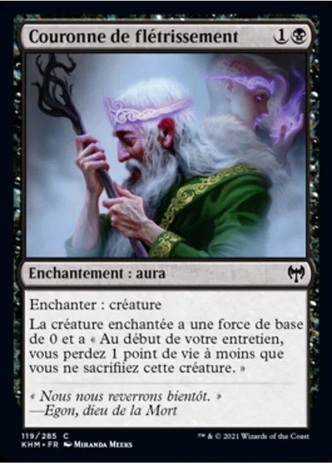 Couronne de flétrissement