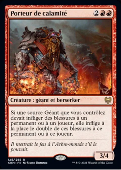 Porteur de calamité