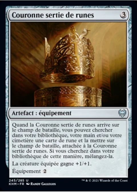 Couronne sertie de runes