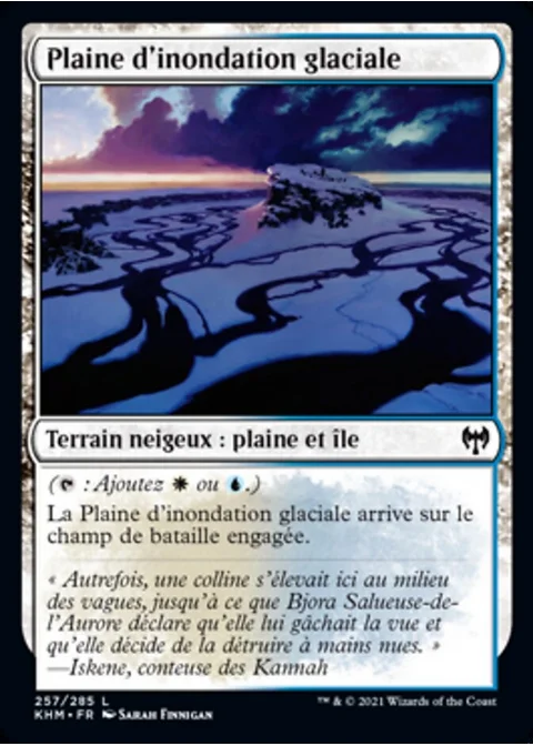 Plaine d'inondation glaciale