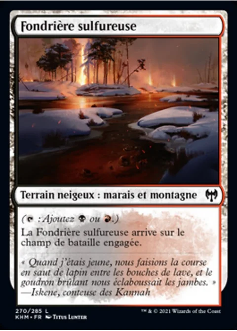 Fondrière sulfureuse