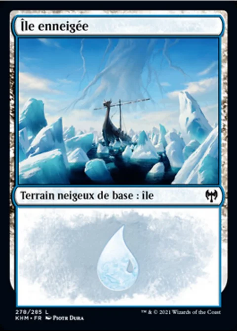 Île enneigée