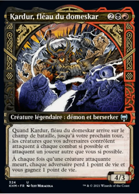 Kardur, fléau du domeskar