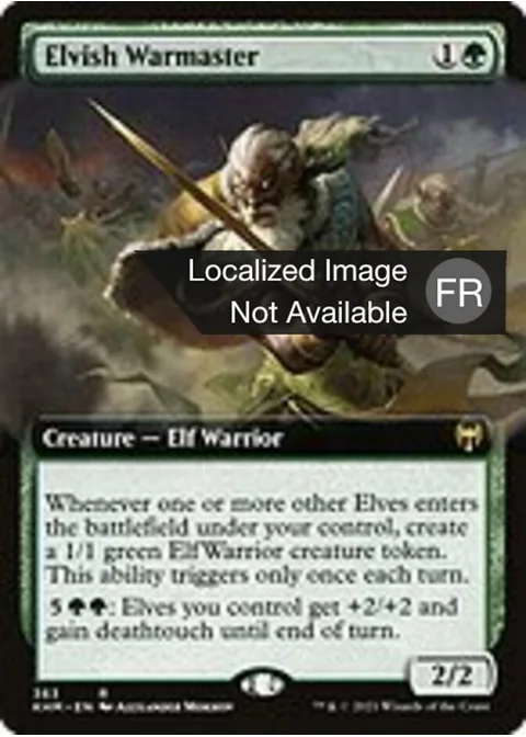 Maître de guerre elfe