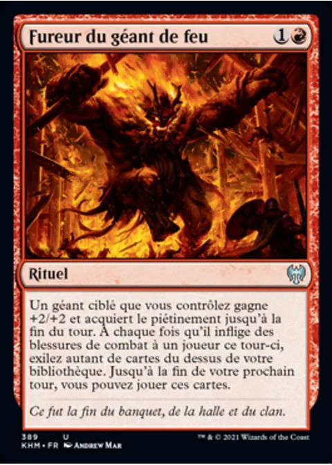 Fureur du géant de feu