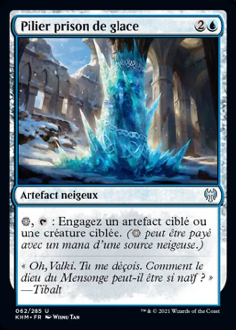 Pilier prison de glace