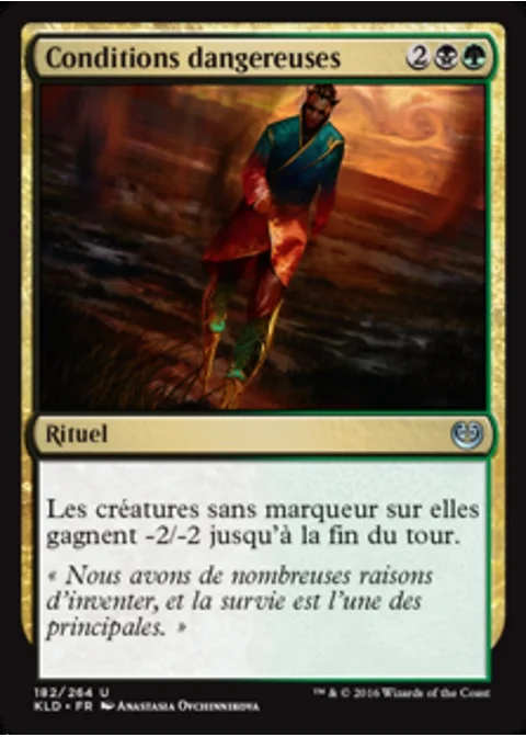 Conditions dangereuses