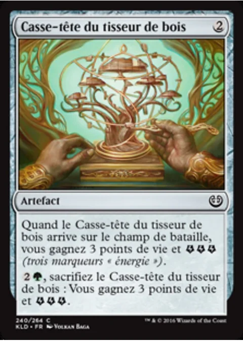 Casse-tête du tisseur de bois