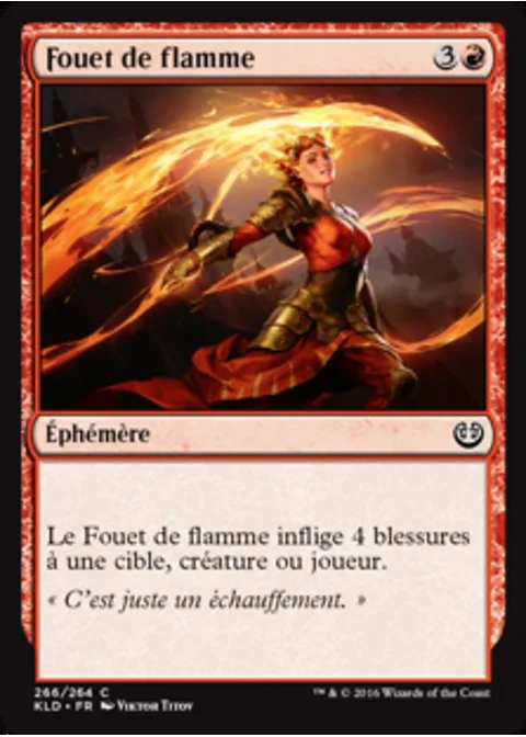Fouet de flamme