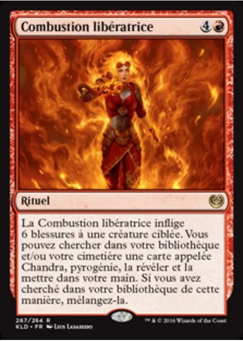 Combustion libératrice