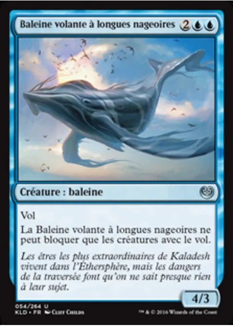 Baleine volante à longues nageoires