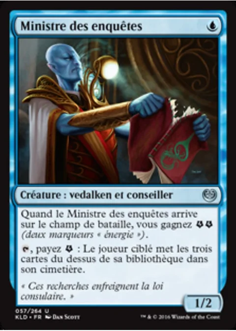 Ministre des enquêtes