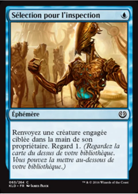 Sélection pour l'inspection