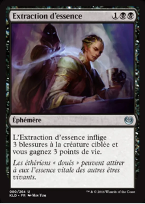 Extraction d'essence