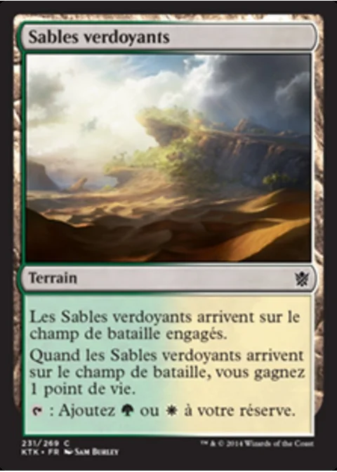 Sables verdoyants