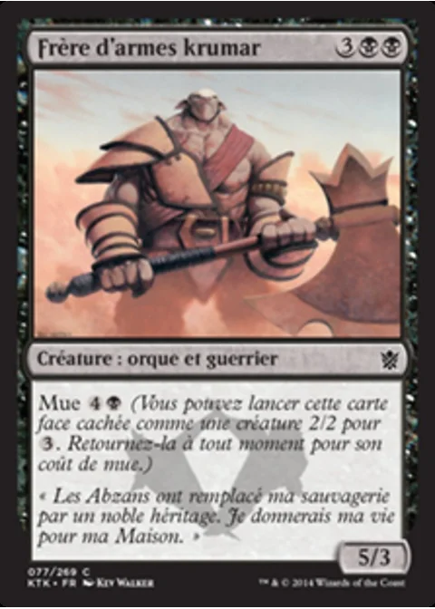 Frère d'armes krumar