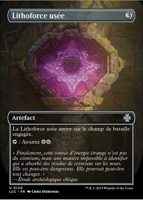 Lithoforce usée