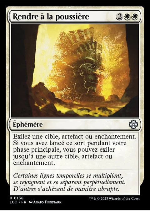 Rendre à la poussière