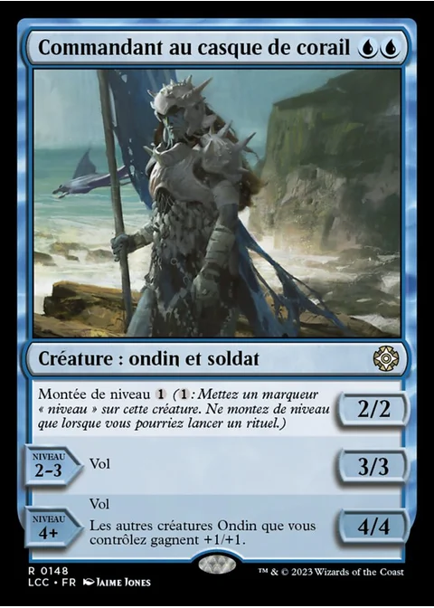 Commandant au casque de corail