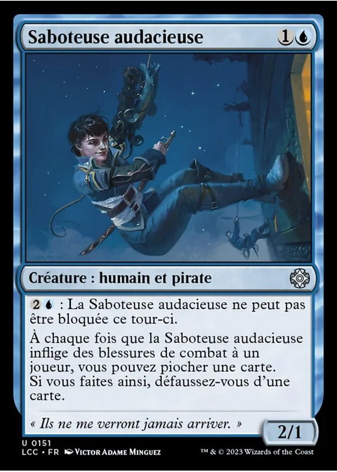 Saboteuse audacieuse