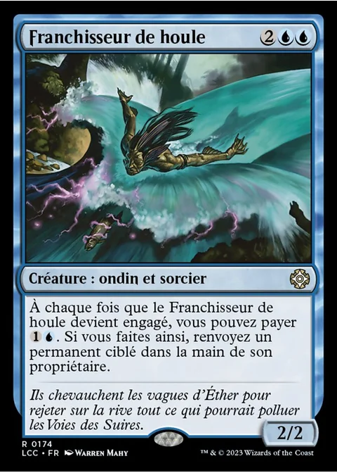 Franchisseur de houle