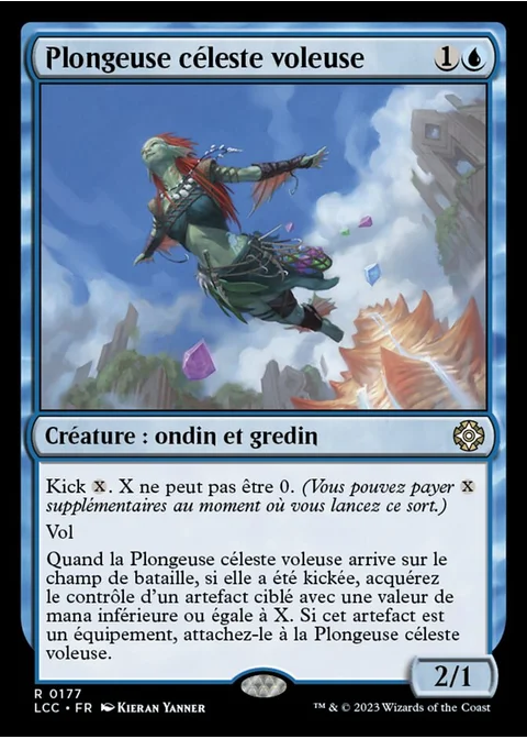 Plongeuse céleste voleuse