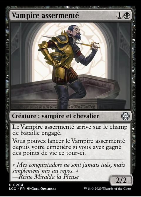 Vampire assermenté