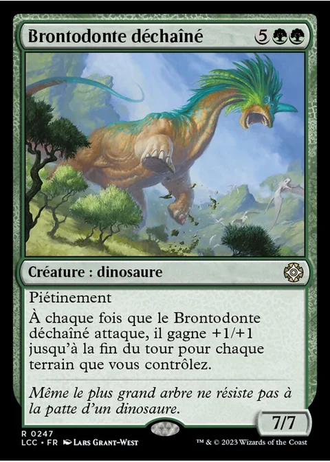 Brontodonte déchaîné