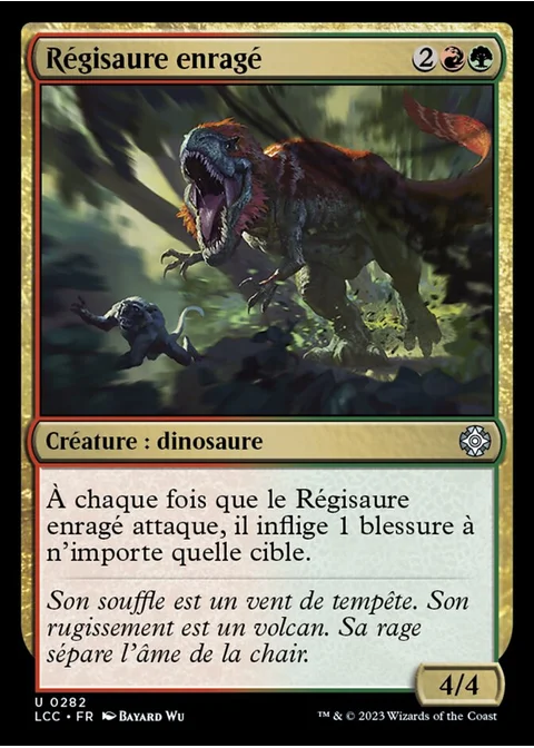 Régisaure enragé