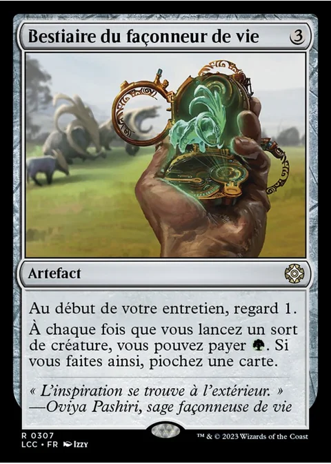 Bestiaire du façonneur de vie