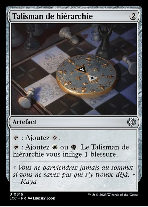 Talisman de hiérarchie