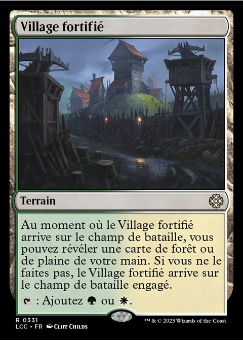 Village fortifié