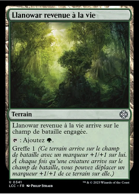 Llanowar revenue à la vie