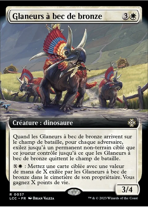 Glaneurs à bec de bronze