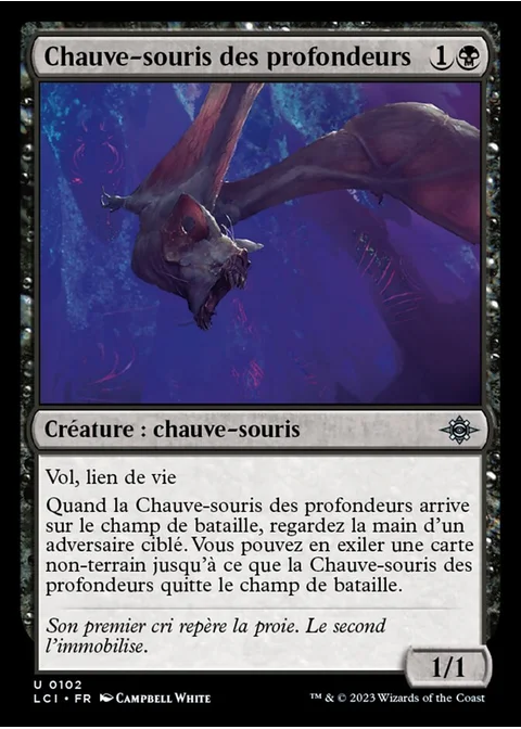 Chauve-souris des profondeurs