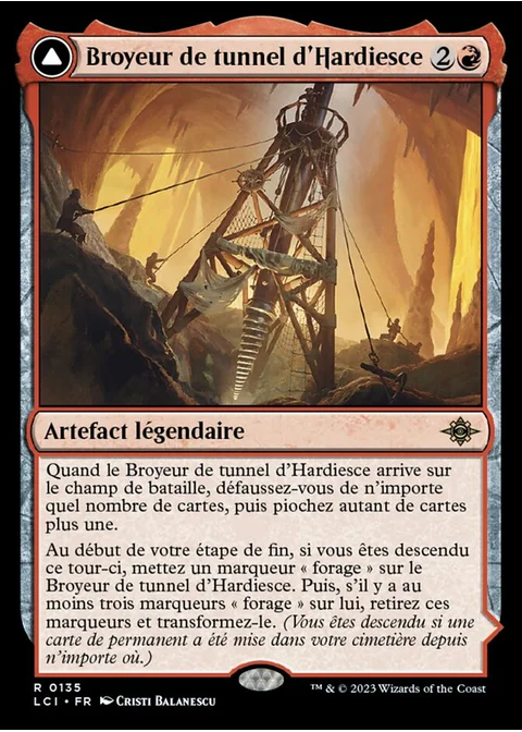 Broyeur de tunnel d'Hardiesce