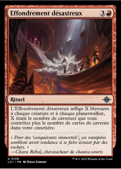 Effondrement désastreux